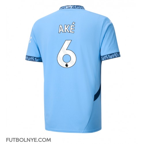 Camiseta Manchester City Nathan Ake #6 Primera Equipación 2024-25 manga corta